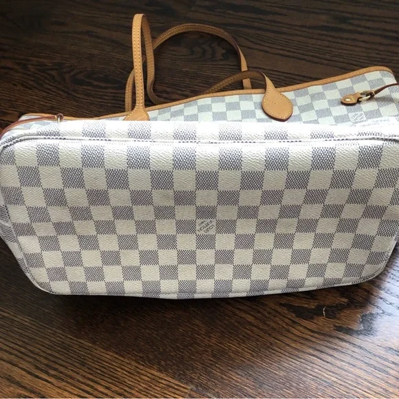 Louis Vuitton Neverfull Damier Azur MM - Picture 6 of 11
